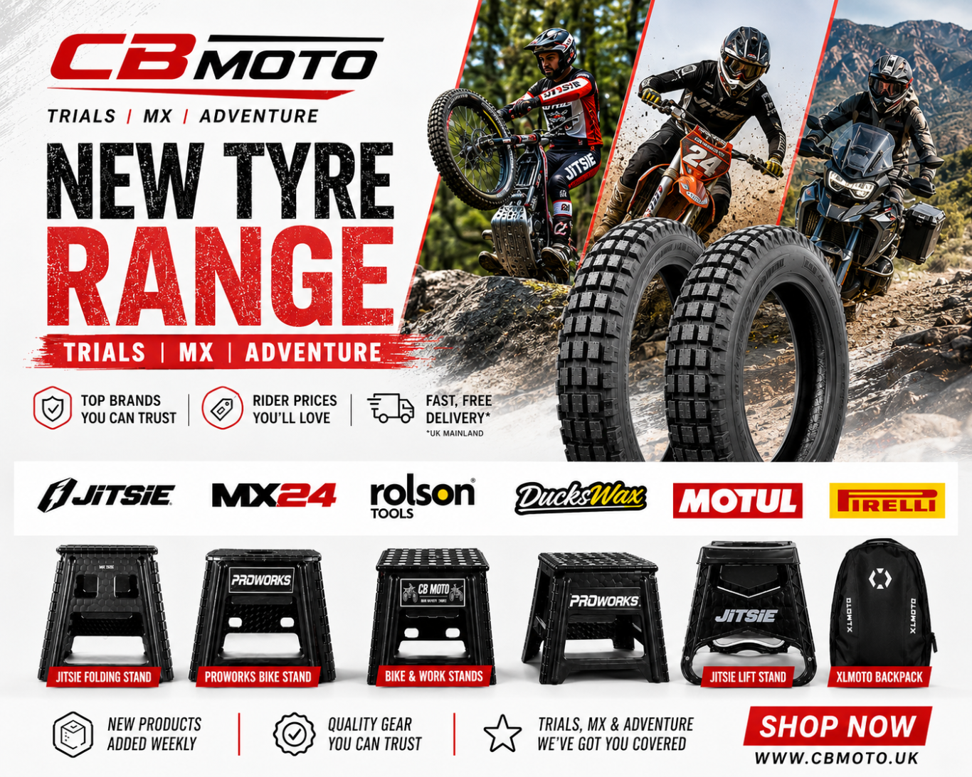CB Moto Quality and Customer Satisfaction Guaranteed.